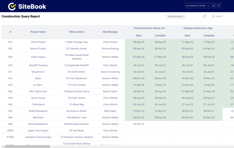 What’s New in SiteBook Construction Software? Task Reports